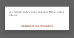 Pengguna Keluhkan Aplikasi Shopee Error, Tampilkan Pesan Halaman Sedang dalam Perbaikan