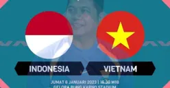 SEDANG BERLANGSUNG : 5 Link Streaming Indonesia vs Vietnam, Semifinal AFF 2022 Leg 1, Susunan Pemain di Sini
