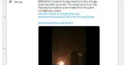 Viral! Beredar Video yang Mengklaim Pabrik Nuklir di Turki Terbakar, Fakta atau Hoaks?