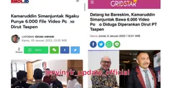 Penuhi Panggilan Bareskrim Kasus Dugaan Pencemaran Nama Baik Dirut Taspen, Kamaruddin Bawa 6000 Bukti