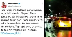 Mahfud MD Bereaksi atas Aksi Brutal Pengendara Fortuner Rusak Mobil Brio: Seperti Filem Gangster ya!