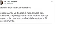 Heboh Serangan Badai Hari Ini, Akun BRIN Diserbu Warganet Pertanyakan Risetnya, Tukang Cuci Mobil Sepi Tuh!