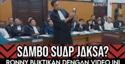 CEK FAKTA:Ferdy Sambo Suap Jaksa Jadi Tuntutan Tak Maksimal, Benar Ronny Talapessy Buktikan dengan Video Ini?