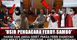 Geger! Febri Diansyah Diseret Paksa Dari Ruang Sidang Usai Fitnah Brigadir J Lakukan Pelecehan, Benarkah?
