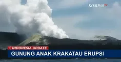 Waspada! Terjadi 8 Kali Erupsi Gunung Anak Krakatau, Kini Statusnya Siaga Level III