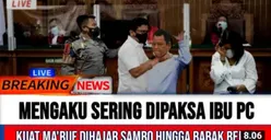 Mengaku Sering Tidur dengan Putri Candrawathi, Kuat Maruf Dihajar Ferdy Sambo? Cek Faktanya!