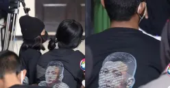 Tak Mau Ketinggalan! Fans Ferdy Sambo Ramai-ramai Nobar Sidang Vonis, Pakai Kaos Bertuliskan…