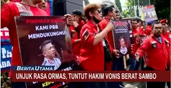 Minta Vonis Hukuman Maksimal Bagi Ferdy Sambo, Ormas Gelar Unjuk Rasa di Depan PN Jakarta Selatan