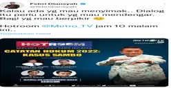 Dipercaya Jadi Pengacara Putri Candrawathi, Netizen Justru Ingatkan Febri Diansyah Tentang Siksa Akhirat