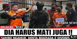 Gempar! Ferdy Sambo Ngamuk di Penjara Minta Bharada E Divonis Mati Juga, Benarkah?