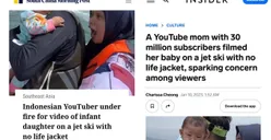 Dapat Sentilan dari Luar Negeri! Nekat Bawa Anak Naik Jet Ski, Aksi Ria Ricis Disorot Media Asing