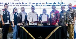 Perkuat Sinergi BUMN, bank bjb Teken MoU Layanan Perbankan dengan Waskita Karya 