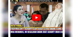 CEK FAKTA: Lakukan KDRT dan Perselingkuhan, Anang Hermansyah Diceraikan Ashanty, Aurel dan Arsy Histeris?