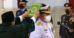 Yudo Margono Resmi Jadi Panglima TNI yang Baru, Jokowi Serahkan Tongkat Komando