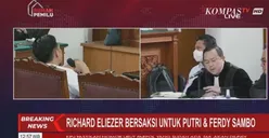 Geger, Sidang Lanjutan dengan Saksi Richard Eliezer Diwarnai Cek Cok, Majelis Hakim Sampai Ungkapkan Ini....