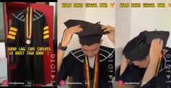 Viral Toga Wisuda UPI Bandung yang Unik dan Nyentrik, Netizen: Tolong Jelaskan Filosofinya