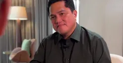 Ekspresi Erick Thohir Disorot saat Diroasting Soal Timnas U-20 Bubar di Acara Lapor Pak, Netizen: Melas Banget