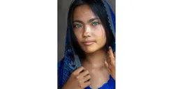 Menakjubkan! Gadis Asal Jabar dengan Mata Biru Menawan Mendadak Viral di Dunia Fotografi!