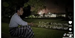 Viral Cover Lagu Nemen Versi Al dengan Suara Presiden Jokowi, Warganet: FYP-ku Full Bang Owi!