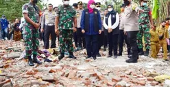 Tegas Pesan Gubernur Jatim Khofifah Terkait Ledakan Di Blitar, Semoga Ini Kejadian Terakhir Kali