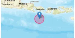 UPDATE BMKG! Gempa Bumi 5.2 M Guncang Kuta Selatan, Pusat Gempa Berada di Laut