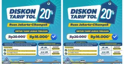 Asyik! Tarif Tol Ruas Jakarta-Cikampek Diskon 20 Persen Saat Mudik Lebaran 2023, Catat Tanggalnya