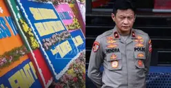 PN Jaksel Kebanjiran Karangan Bunga, Bentuk Dukung Hendra Kurniawan dan Agus Nurpatria