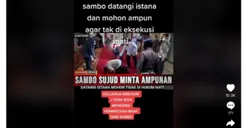 Cek Fakta: Sambo Datangi Istana Mohon Tidak Dihukum Mati Sampai Sujud Minta Ampun, Benarkah?