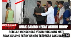 CEK FAKTA: Putri Sulung Ferdy Sambo Akhiri Hidup Setelah Mendengar Vonis Hukuman Mati, Benarkah?