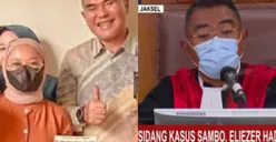 Heboh Emak-Emak Rayakan HUT Wahyu Iman Santoso, Netizen Salfok dengan Penampilan Pak Hakim, Ada yang Beda! Apa