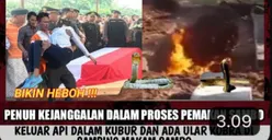 Merinding Makam Ferdy Sambo Dipenuhi Kobaran Api dan Ular Kobra, Azab Habisi Nyawa Brigadir J, Cek Faktanya