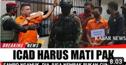 Bikin Geger! Ferdy Sambo Ngamuk Minta Bharada E Ikut Divonis Mati, Benarkah?