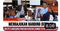 Kecewa Banding Ferdy Sambo Ditolak, Putri Candrawati Pingsan karena Suami Tetap Divonis Mati, Benarkah?