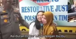 Saling Peluk, Keributan Antara Dokter Muda dengan Ibu di Medan Berakhir Damai, Ekspresi Si Ibu Jadi Sorotan
