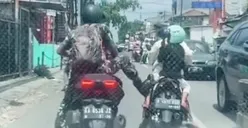 Identitas Oknum TNI AU Tendang Motor Ibu-ibu Boncengin Anak Terungkap, Ternyata Prajurit Denhanud 471