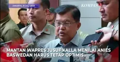 Meski Elektabilitas Selalu Rendah, Jusuf Kalla Optimis Anies Baswedan Menang dan Samakan dengan Donald Trump