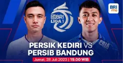 Link Streaming Persik Vs Persib Hari Ini, Lengkap dengan Susunan Pemain