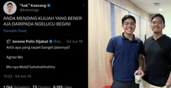  Lagi- lagi Viral, Aksi Jerome Polin Kena Sentil Anak Presiden di Twitter: Anda Kuliah Aja yang Bener