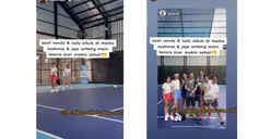 Blak-blakan Rendy Akui Selingkuh, Syahnaz dan Jeje Sibuk Main Tenis, Netizen: Pura-pura Bahagia Itu Capek