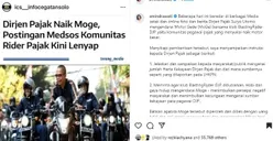 Jadi Sorotan, Komunitas Moge Dirjen Pajak Disentil Sri Mulyani sampai Disuruh Bubar karena Bikin Curiga
