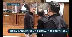 Tok! Resmi Divonis 3 Tahun Penjara, Ekspresi Hendra Kurniawan Jadi Sorotan!