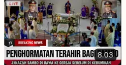 CEK FAKTA: Sudah Dieksekusi Mati, Kini Jenazah Ferdy Sambo Dibawa Ke Gereja Mendapat Penghormatan Terakhir