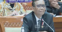 Panas! Mahfud MD Marah Diinterupsi saat Rapat di Komisi III DPR: Nantilah Pak!