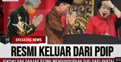 CEK FAKTA: BREAKING NEWS! Ganjar Pranowo dan Jokowi Kompak Keluar dari PDIP, Benarkah?