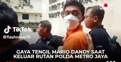 Jalani Rekonstruksi, Sikap Songong dan Tengil Mario Dandy Satrio Jadi Sorotan, Netizen: Kurang Ajar!