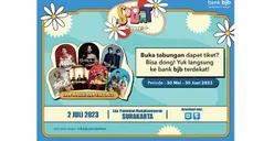 Dengan Menabung di bank bjb Bisa Nonton Konser Sobat Festival 2023
