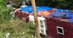 Fakta-fakta Bus Masuk Jurang di Guci Tegal, Benarkah Disebabkan Karena Rem Tangan Dimainkan Anak Kecil?