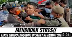 Mendadak Stres, Ferdy Sambo Langsung Diseret ke Rumah Sakit Jiwa, Begini Faktanya