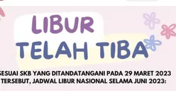 Catat! Masyarakat Bisa Kembali Merasakan Libur Panjang di Awal Bulan Juni 2023, Ternyata Karena Momen ini