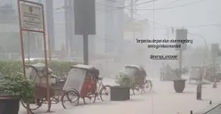 Update Kondisi Alun-Alun dan Pemukiman Magelang Imbas Gunung Merapi Erupsi: Terdampak Semburan Abu Vulkanik